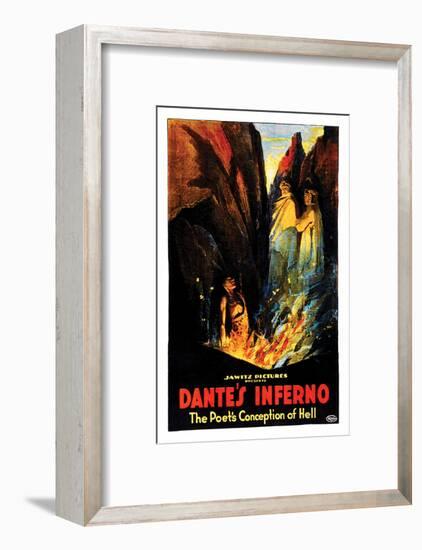 Dante's Inferno - 1922-null-Framed Giclee Print