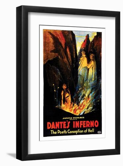 Dante's Inferno - 1922-null-Framed Giclee Print