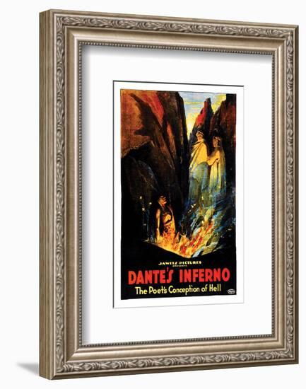 Dante's Inferno - 1922-null-Framed Giclee Print