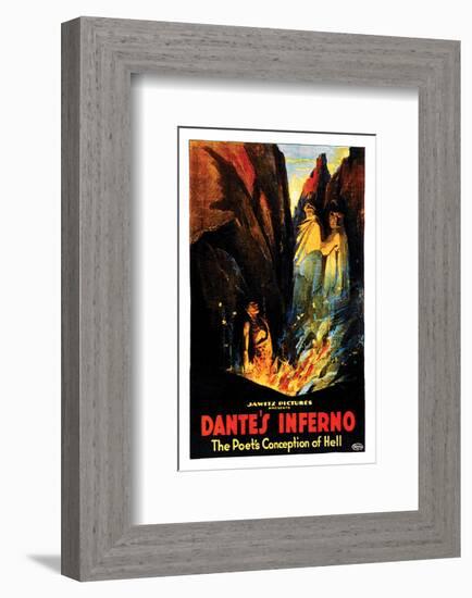 Dante's Inferno - 1922-null-Framed Giclee Print