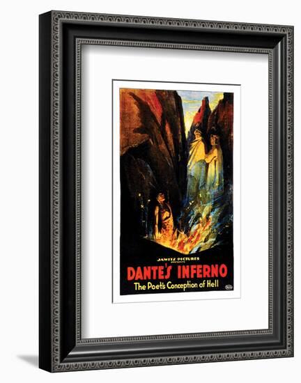 Dante's Inferno - 1922-null-Framed Giclee Print