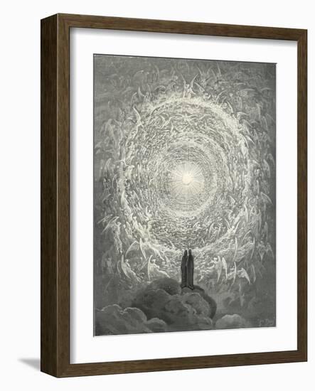 Dante's Paradisio-Gustave Dore-Framed Giclee Print