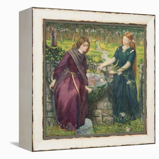 Dante's Vision of Rachel and Leah-Dante Gabriel Rossetti-Framed Premier Image Canvas