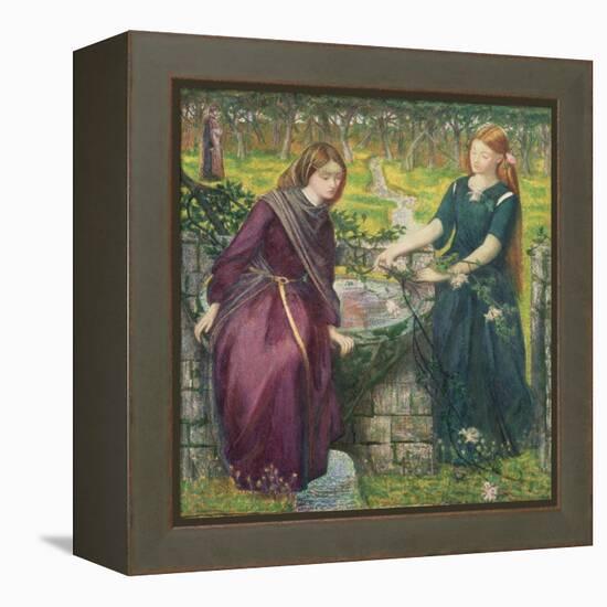 Dante's Vision of Rachel and Leah-Dante Gabriel Rossetti-Framed Premier Image Canvas