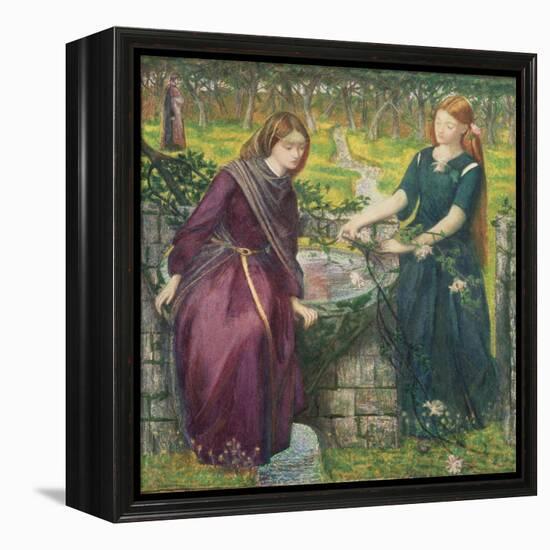 Dante's Vision of Rachel and Leah-Dante Gabriel Rossetti-Framed Premier Image Canvas