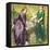 Dantes Vision of Rachel and Leah, 1855-Dante Gabriel Rossetti-Framed Premier Image Canvas