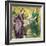 Dantes Vision of Rachel and Leah, 1855-Dante Gabriel Rossetti-Framed Giclee Print