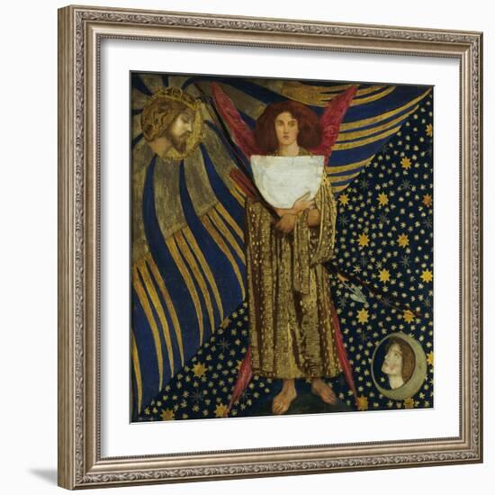 Dantis Amor-Dante Gabriel Rossetti-Framed Giclee Print