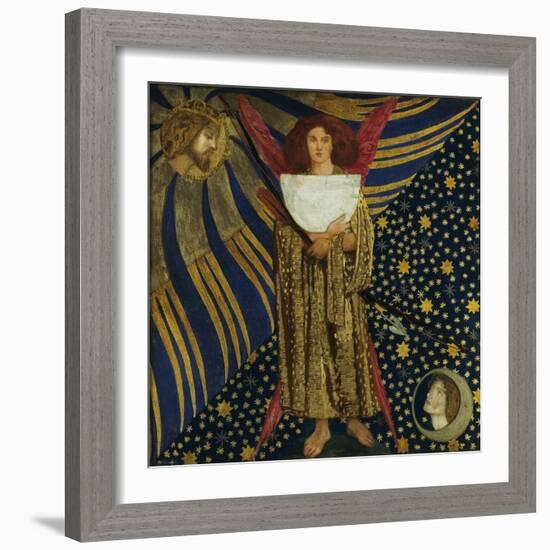 Dantis Amor-Dante Gabriel Rossetti-Framed Giclee Print