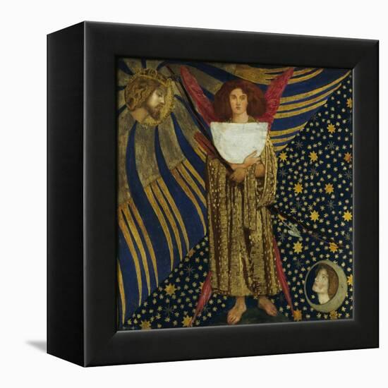 Dantis Amor-Dante Gabriel Rossetti-Framed Premier Image Canvas