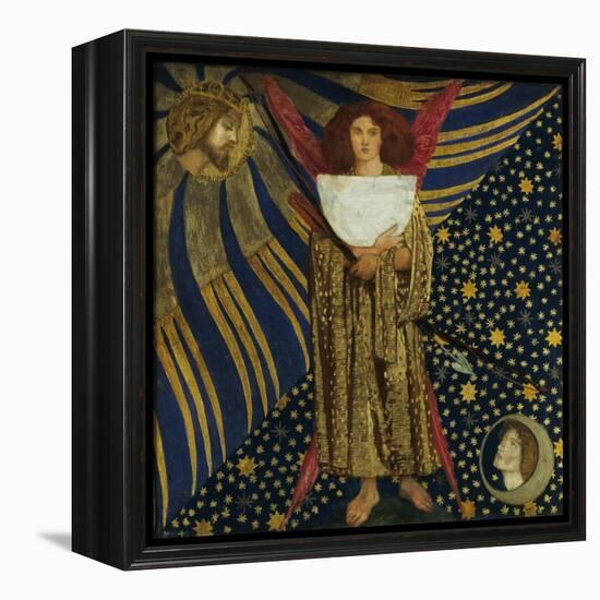 Dantis Amor-Dante Gabriel Rossetti-Framed Premier Image Canvas