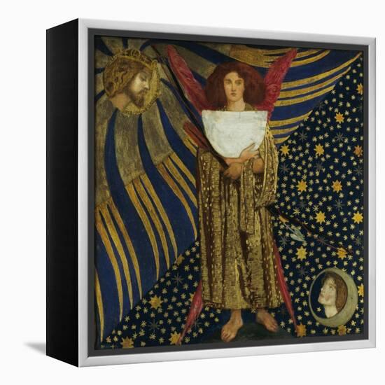 Dantis Amor-Dante Gabriel Rossetti-Framed Premier Image Canvas