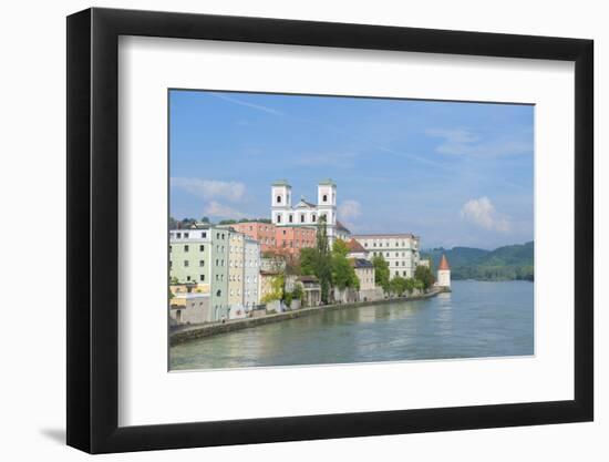 Danube River, Passau, Bavaria, Germany-Jim Engelbrecht-Framed Photographic Print