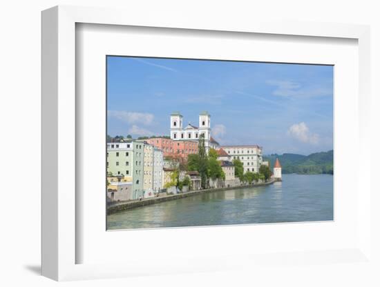 Danube River, Passau, Bavaria, Germany-Jim Engelbrecht-Framed Photographic Print