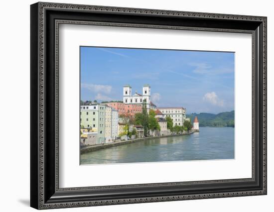 Danube River, Passau, Bavaria, Germany-Jim Engelbrecht-Framed Photographic Print