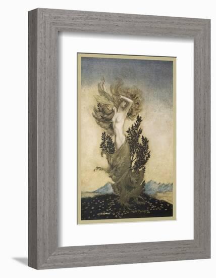 Daphne Becomes a Tree-Arthur Rackham-Framed Photographic Print