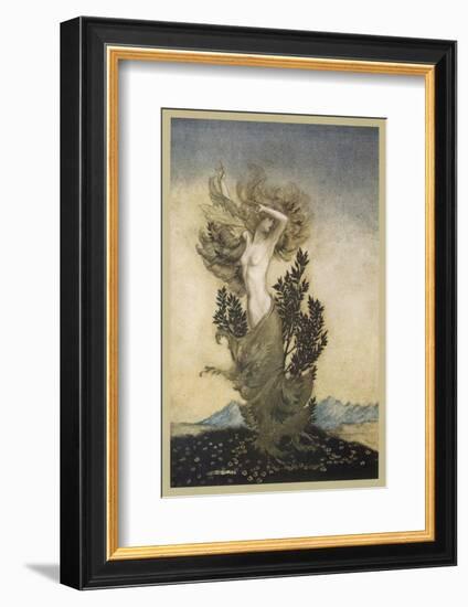 Daphne Becomes a Tree-Arthur Rackham-Framed Photographic Print