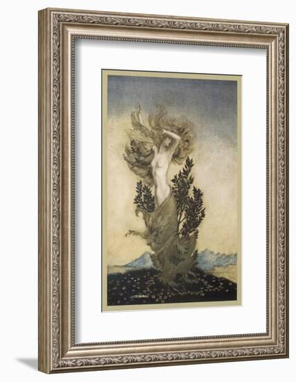 Daphne into Tree-Arthur Rackham-Framed Photographic Print