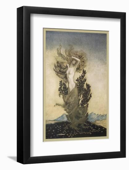 Daphne into Tree-Arthur Rackham-Framed Photographic Print