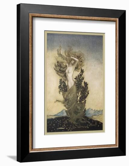 Daphne into Tree-Arthur Rackham-Framed Photographic Print