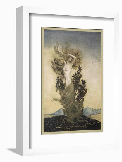 Daphne into Tree-Arthur Rackham-Framed Photographic Print