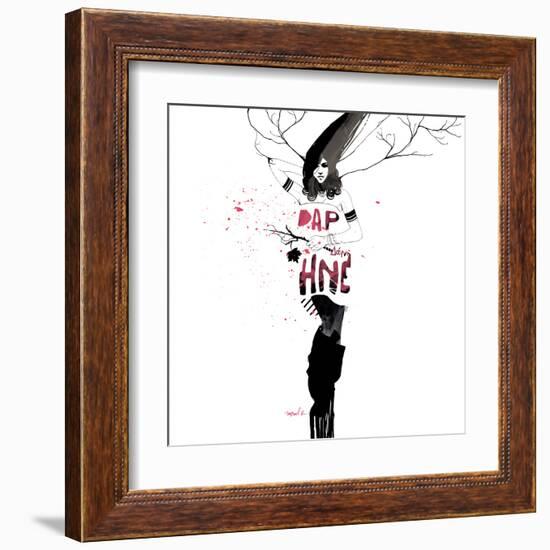 Daphne-Manuel Rebollo-Framed Art Print