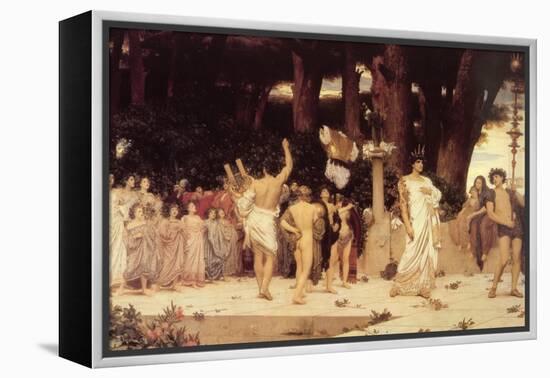 Daphnephoria-Frederick Leighton-Framed Stretched Canvas