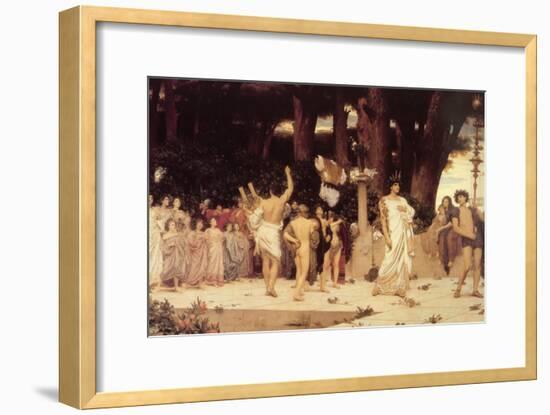 Daphnephoria-Frederick Leighton-Framed Art Print