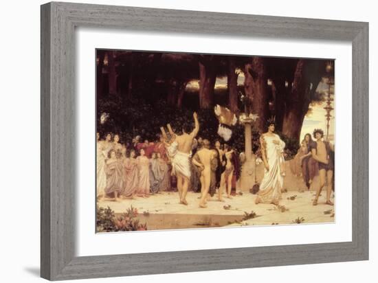 Daphnephoria-Frederick Leighton-Framed Art Print