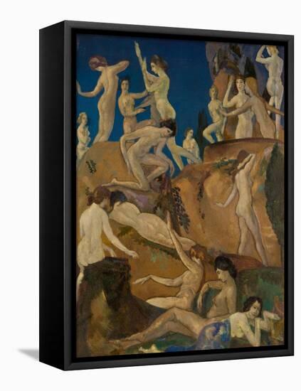 Daphnes of the Ravine, 1922 (Oil on Canvas)-Arthur Bowen Davies-Framed Premier Image Canvas