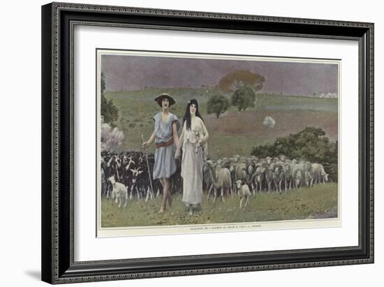 Daphnis and Chloe by Jean Leon Gerome-Jean Leon Gerome-Framed Giclee Print