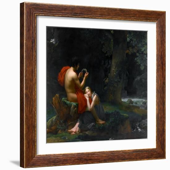 Daphnis and Chloë-François Pascal Simon Gérard-Framed Giclee Print