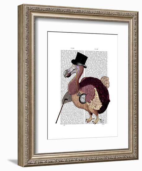 Dapper Dodo-Fab Funky-Framed Art Print