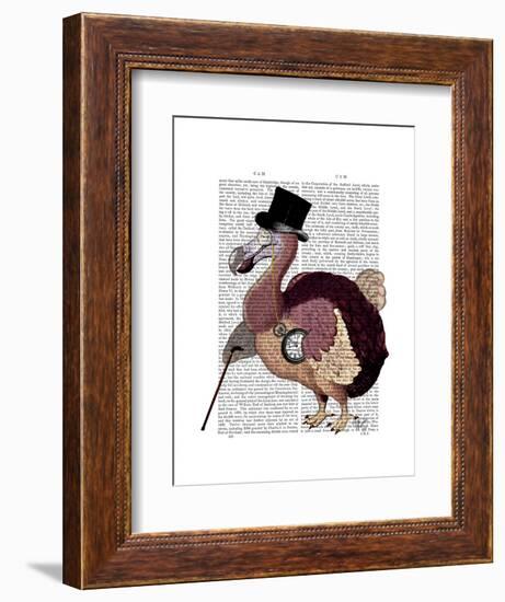 Dapper Dodo-Fab Funky-Framed Art Print