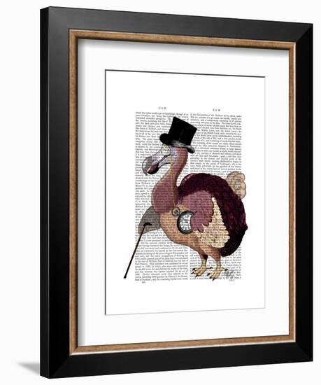 Dapper Dodo-Fab Funky-Framed Art Print