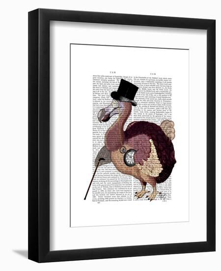 Dapper Dodo-Fab Funky-Framed Art Print