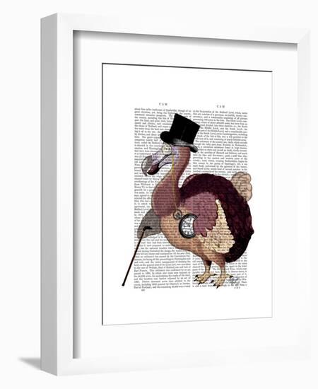 Dapper Dodo-Fab Funky-Framed Art Print