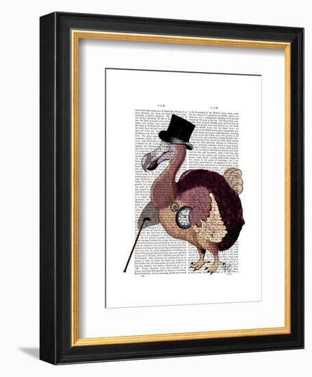 Dapper Dodo-Fab Funky-Framed Art Print