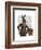 Dapper Hare-Fab Funky-Framed Art Print