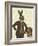 Dapper Hare-Fab Funky-Framed Art Print