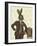Dapper Hare-Fab Funky-Framed Art Print
