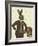 Dapper Hare-Fab Funky-Framed Art Print