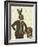 Dapper Hare-Fab Funky-Framed Art Print