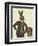 Dapper Hare-Fab Funky-Framed Art Print