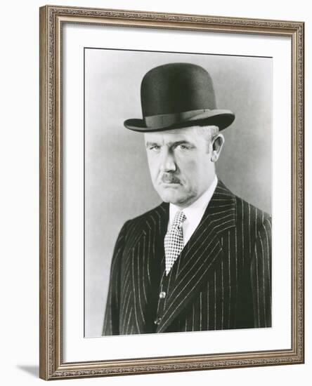 Dapper Man in Bowler Hat-null-Framed Photo
