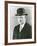 Dapper Man in Bowler Hat-null-Framed Photo