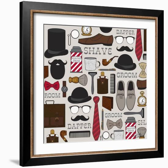 Dapper Man-Elizabeth Caldwell-Framed Giclee Print