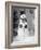 Dapper Snowman Outside a House-Bettmann-Framed Photographic Print