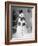 Dapper Snowman Outside a House-Bettmann-Framed Photographic Print