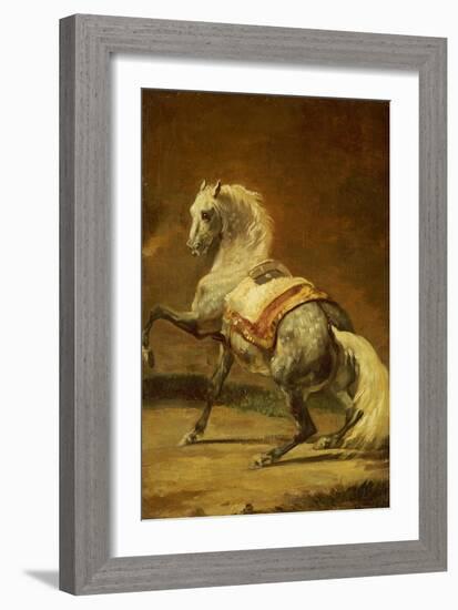 Dappled Grey Horse-Théodore Géricault-Framed Giclee Print